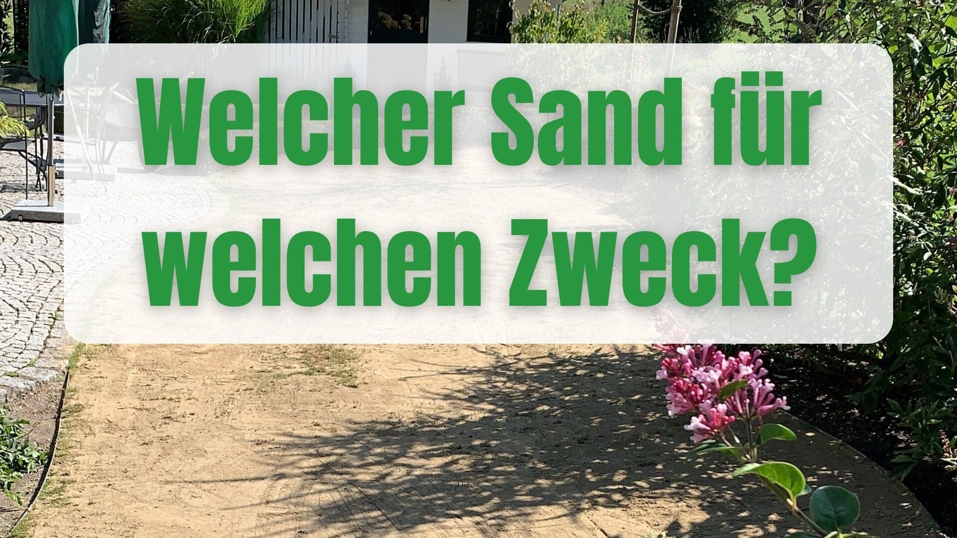 What sand for sanding the lawn?